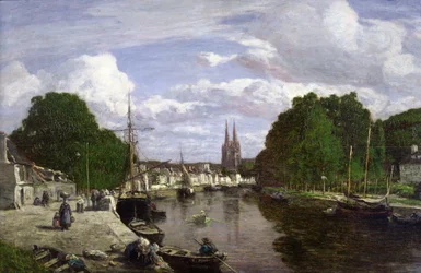 Le Port de Quimper, 1857
